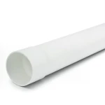 UPVC Pipe Nominal Pressure 200 psi Size 1 1/2 inch Thickness 2.80 mm White Color