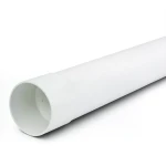 UPVC Pipe Nominal Pressure 22 psi Size 4 inch Thickness 6.10 mm White Color