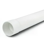 UPVC Plastic Pipe Nominal Pressure 200 psi Size 6 inch Thickness 9.00 mm White Color