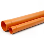 UPVC Plastic Pipe Nominal Pressure 315 psi Size 4 inch Thickness 9.47 mm Orange Brown | Almona