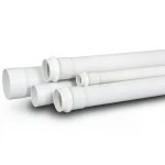 UPVC Plastic Pipe Schedule 40 Size 1/2 inch Thickness 3.28 mm White Color