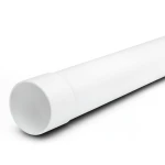 UPVC Pipe Nominal Pressure 250 psi Size 1 inch Thickness 2.46 mm White Color