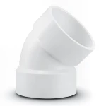 UPVC Elbow 45° 1 1/2 Inch White Color