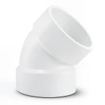 UPVC Elbow 45° Size 110 mm White Color