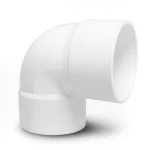 UPVC Plastic Elbow 90° 1/2 Inch White