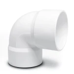 UPVC Plastic Elbow 90° 1 Inch White Color