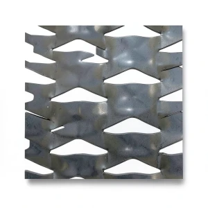 Hot Rolled Expanded Metal Sheet Memari Shape 2 mm Wire Diameter 2.44×5 m