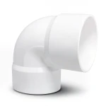 UPVC Plastic Elbow 90° 4 Inch White, Schedule 40
