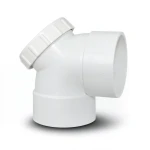 UPVC Access Elbow 90° 3 Inch White