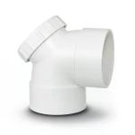 UPVC Access Elbow 90° 4 Inch White