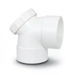 UPVC Access Elbow 90° Size 110 mm White Color