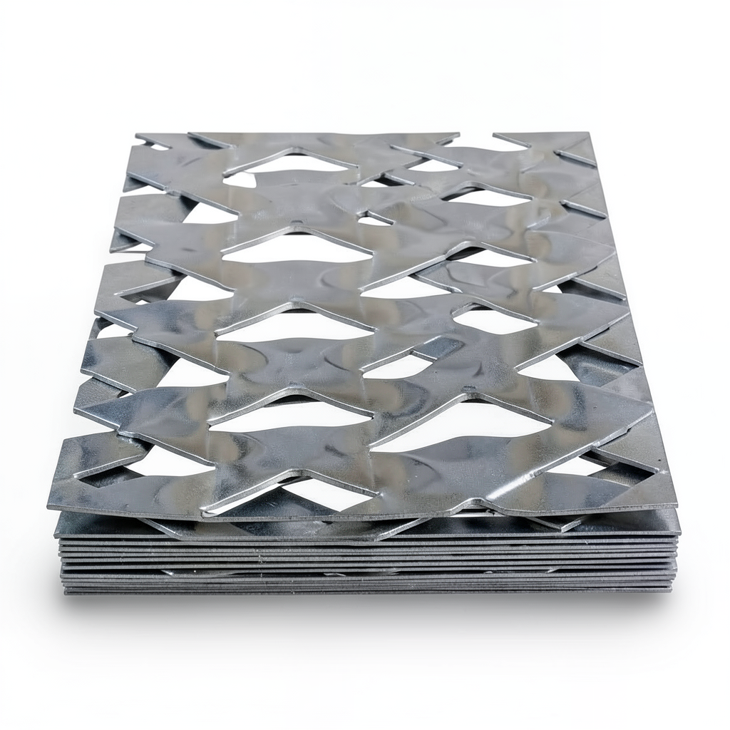 Hot Rolled Expanded Metal Wiremesh 2 mm Thickness, 2.44×7 m, Memari Form