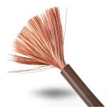 50mm2 Flexible Copper Wire 450/750 volts, PVC Insulation, Brown Color