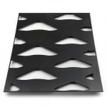 Hot Rolled Expanded Metal Sheet Flattened Memari Shape 2.7 mm Wire Diameter 1.22x5 M
