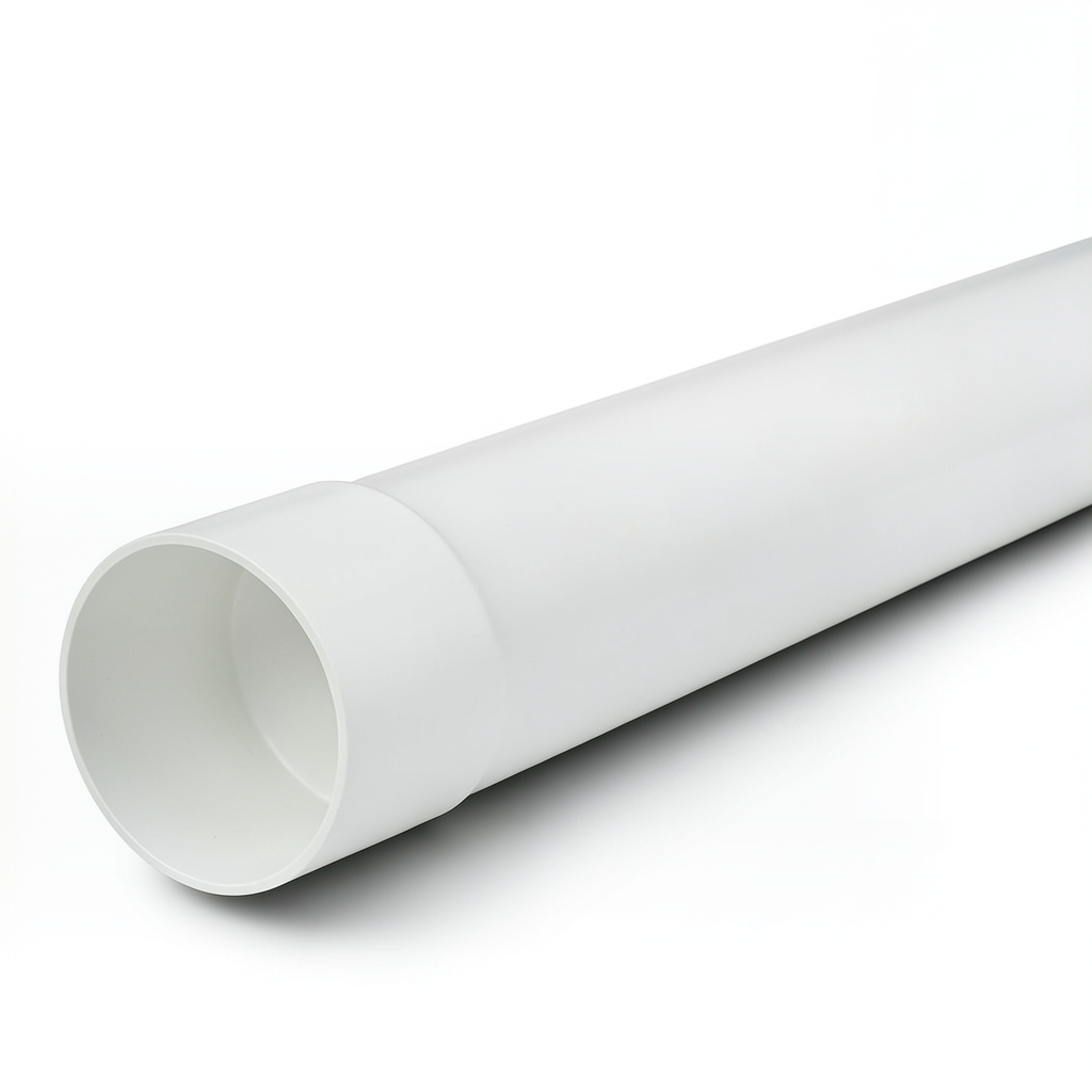 أنابيب بلاستيك UPVC ضغط 200 psi مقاس 1 1/4 بوصة سمك 2.52 مم لون أبيض
