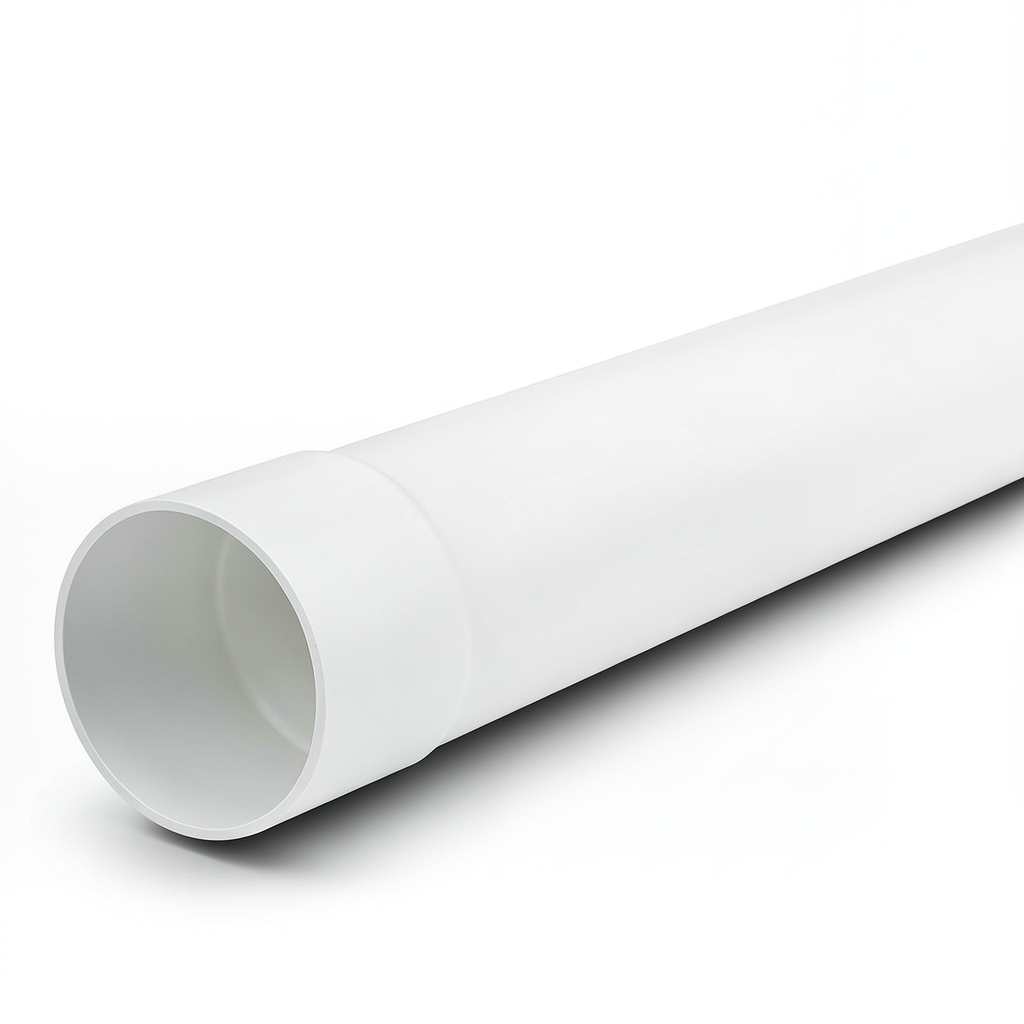 UPVC Pipe Nominal Pressure 200 psi Size 1 1/2 inch Thickness 2.80 mm White Color