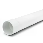 UPVC Pipe Nominal Pressure 22 psi Size 4 inch Thickness 6.10 mm White Color