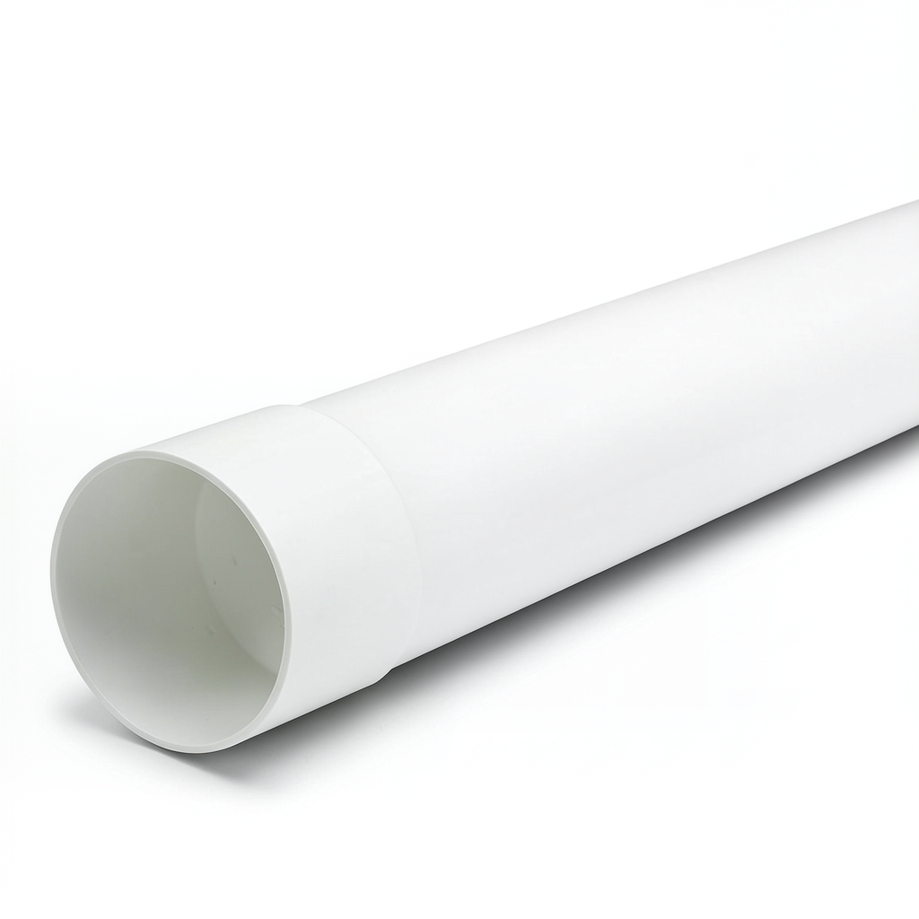 مواسير بلاستيك UPVC ضغط 250 psi مقاس 3/4 إنش سماكة 2.08 مم لون أبيض