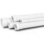 UPVC Plastic Pipe Schedule 40 Size 1/2 inch Thickness 3.28 mm White Color