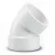 UPVC Plastic Elbow 45° 1 1/4 Inch White - Image 1