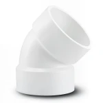 UPVC Elbow 45° Size 110 mm White Color