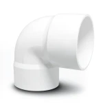 UPVC Plastic Elbow 90° 1 Inch White Color