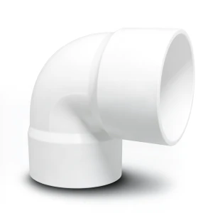 UPVC Plastic Elbow 90° 1 Inch White Color