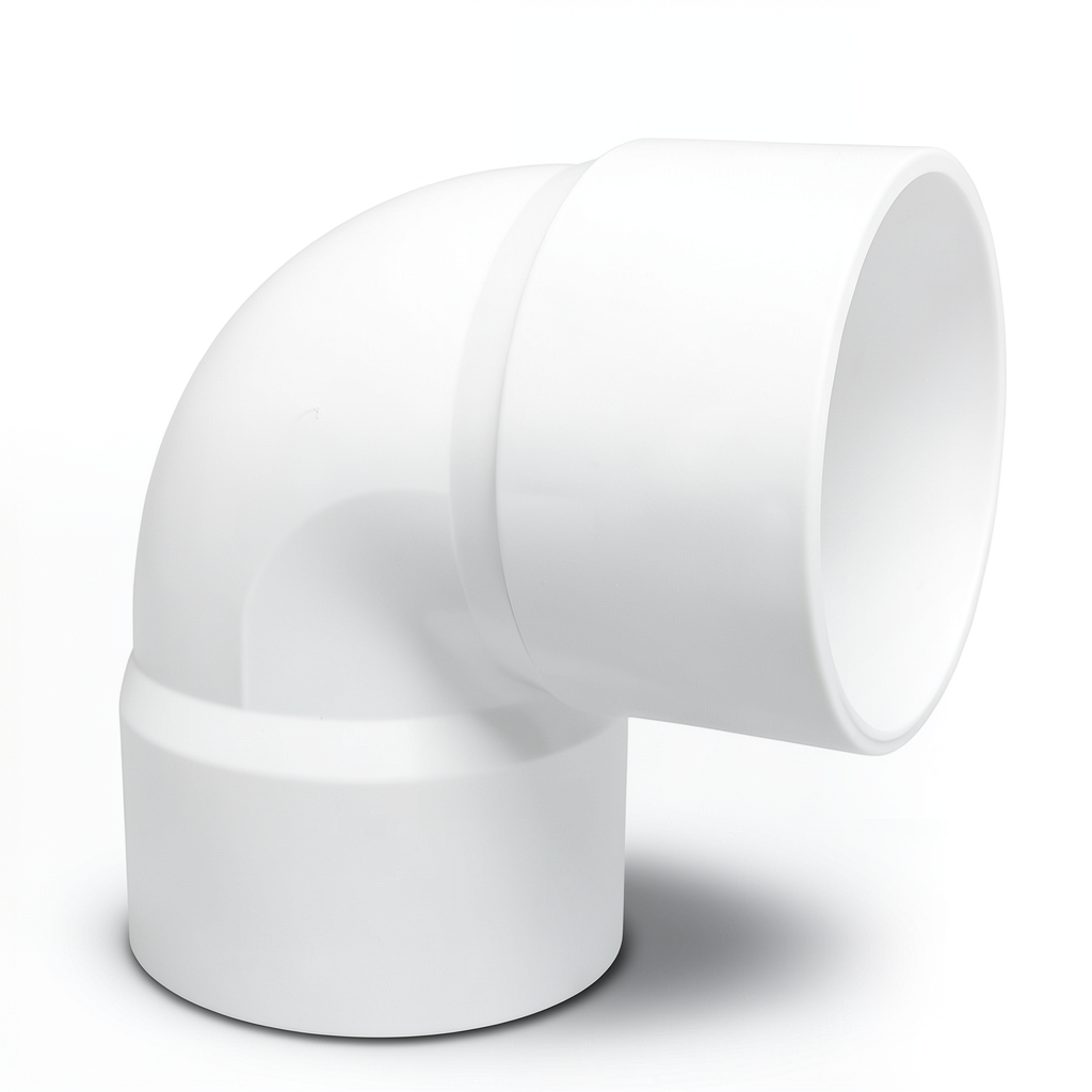 UPVC Plastic Elbow 90° 2 Inch White