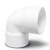 UPVC Elbow 90° 3 Inch White - Image 1