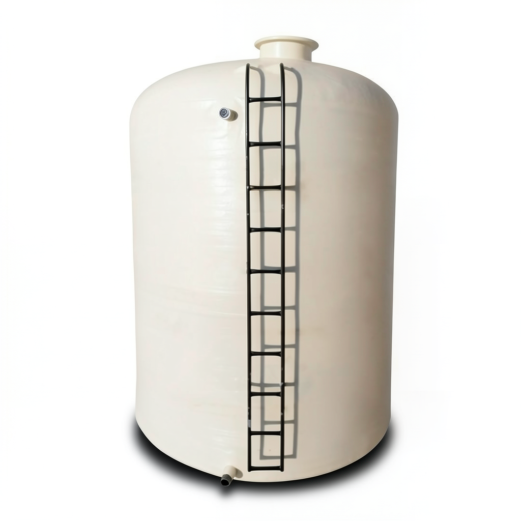 Water Tank Marjan Vertical Fiberglass 8000 Liter, Diameter 180 cm, Height 340 cm