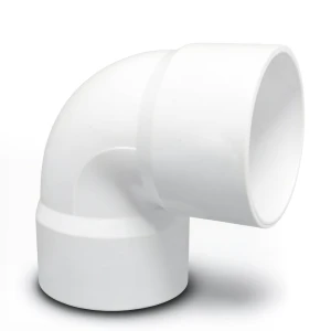 UPVC Plastic Elbow 90° 4 Inch White, Schedule 40