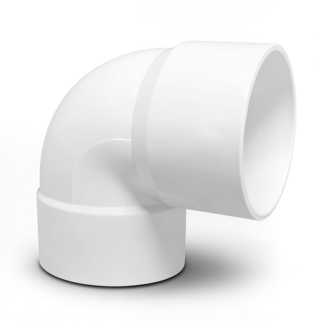 UPVC Elbow 90° Size 110 mm White Color