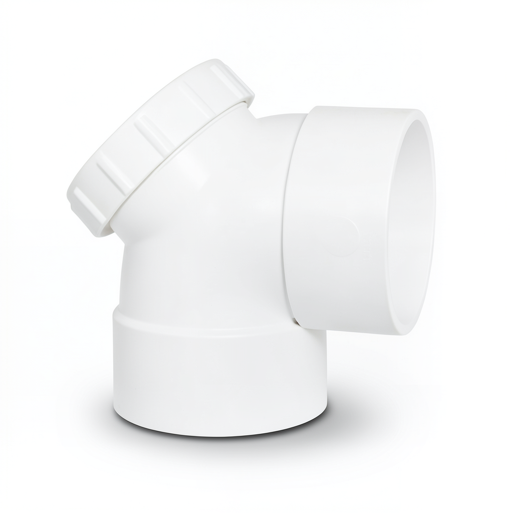 UPVC Access Elbow 90° 3 Inch White
