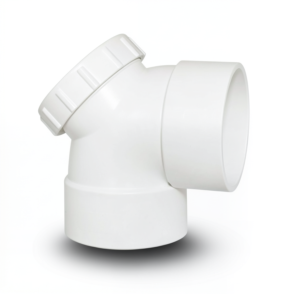 UPVC Access Elbow 90° 4 Inch White