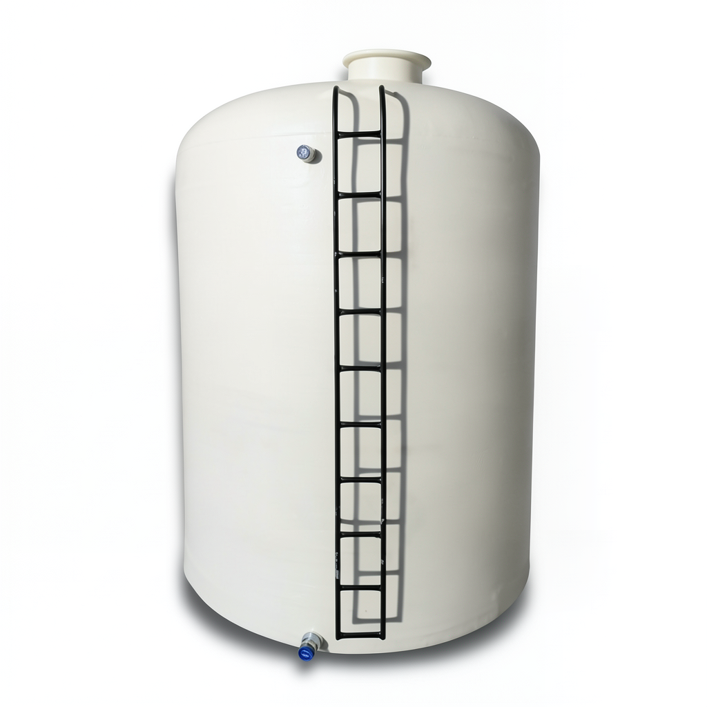 Water Tank Marjan Vertical 30000 Liter Fiberglass, Diameter 300 cm, Height 610 cm