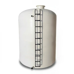 Water Tank Marjan Vertical Fiber Glass 80000 Liter Capacity, Diameter 350 cm, Height 975 cm