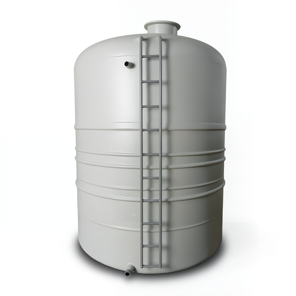 Water Tank Marjan Vertical Fiber Glass 90000 Liter, Diameter 350cm Height 975cm