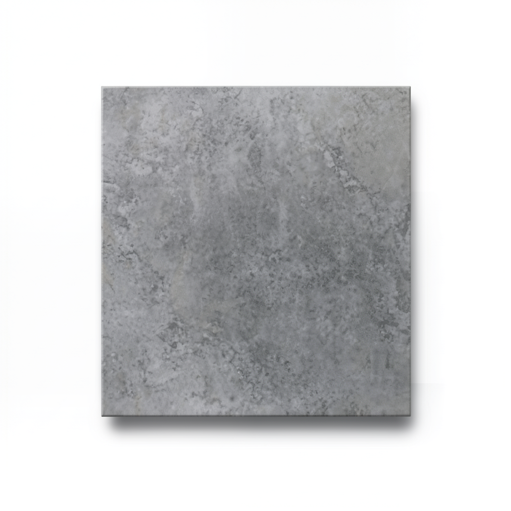 Porcelain Floor Tiles 9 mm Thickness, 30x30 cm, Grey Stone Design