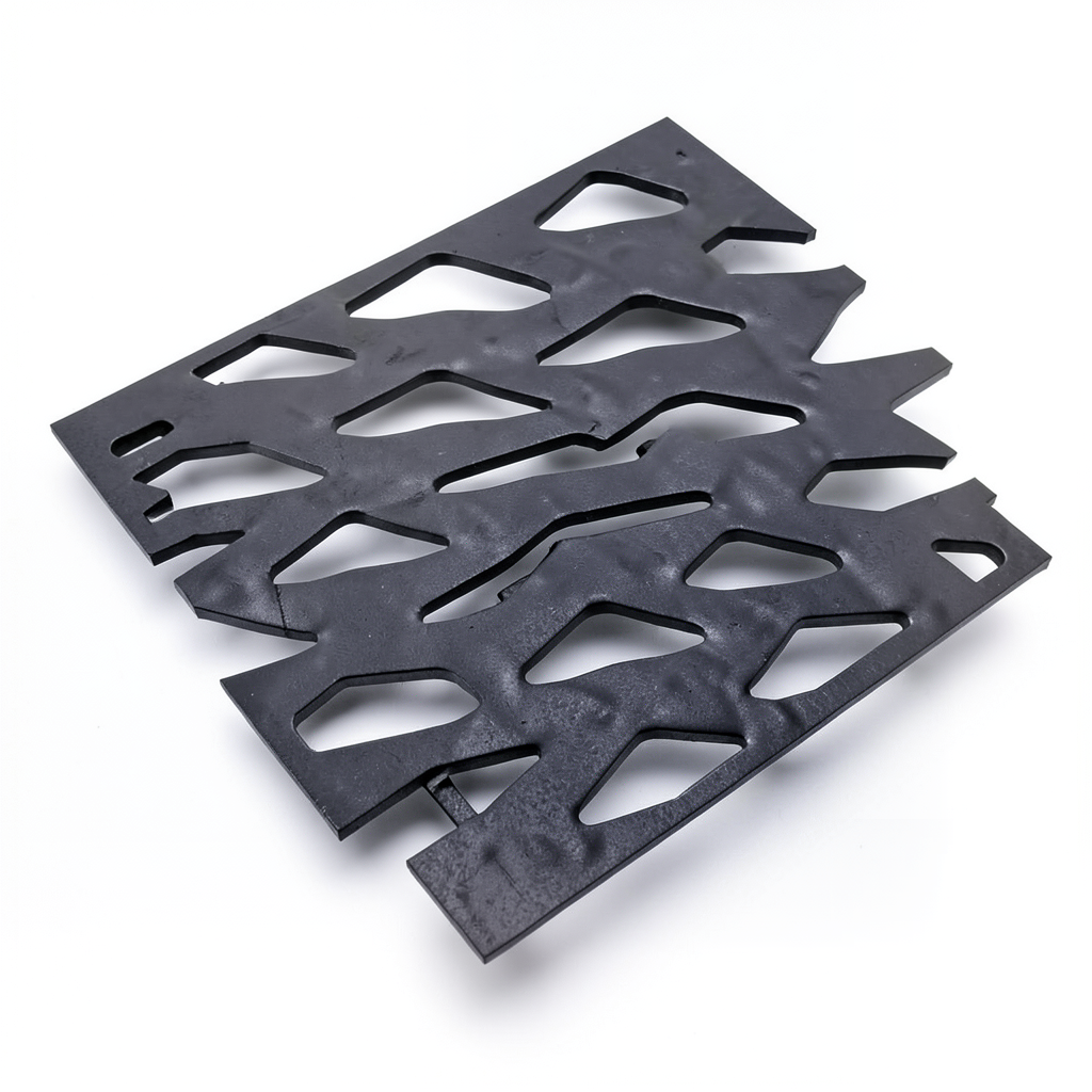 سلك شبك معدني (بقلاوة) حديد اسود تصميم معماري سماكة 2.7 مم مقاس 1.22×4 م