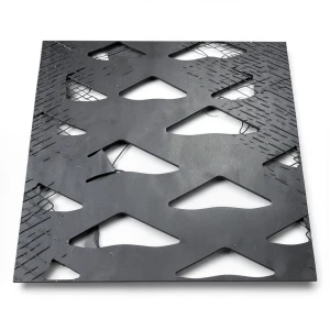 Hot Rolled Expanded Metal Sheet Flattened Memari Shape 2.7 mm Wire Diameter 1.22x5 M