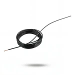 Heat Resistant Single Core Solid Copper Cable PVC 90 ºC Insulation 6 mm² 450/750 Volt 300 Feet Black | Al Fanar