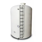 Water Tank Marjan Vertical Fiber Glass 80000 Liter Capacity, Diameter 350 cm, Height 975 cm