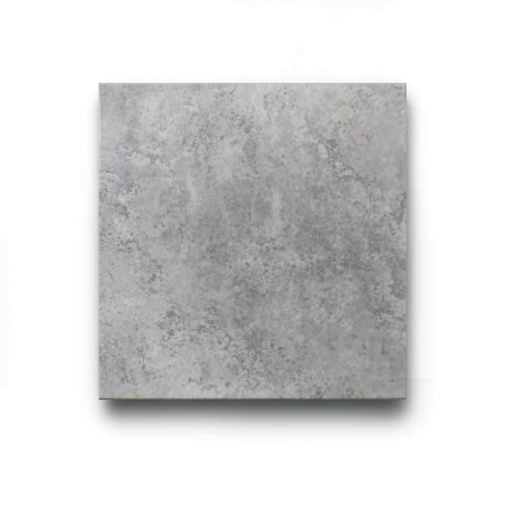 Porcelain Floor Tiles 9 mm Thickness, 30x30 cm, Grey Stone Design