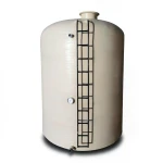 Water Tank Marjan Vertical Fiber Glass 90000 Liter, Diameter 350cm Height 975cm