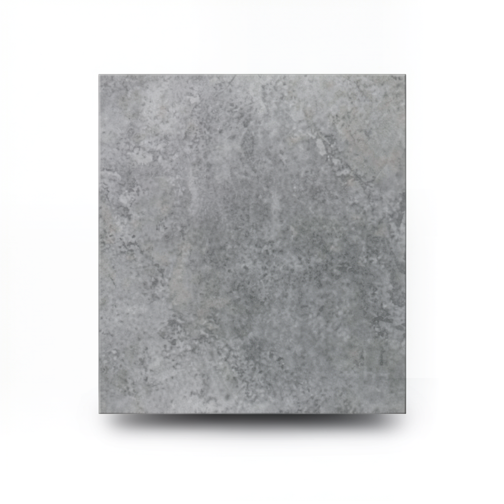 أرضيات بورسلين 45×45 سم تخانة 10 ملي، رمادي اللون، تصميم ستون