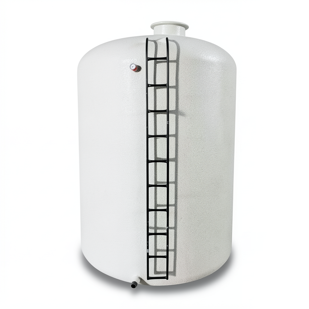 Water Tank Marjan Vertical Fiber Glass 7000 Liter, Diameter 180cm, Height 300cm