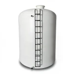 Water Tank Marjan Vertical Fiberglass 8000 Liter, Diameter 180 cm, Height 340 cm
