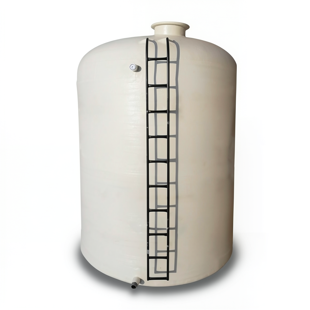 Water Tank Marjan Vertical 15000 Liter Fiberglass Diameter 244cm Height 350cm