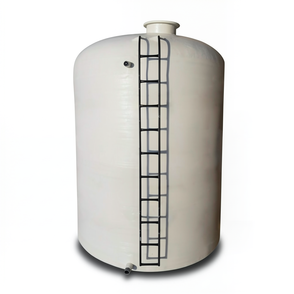 Water Tank Marjan Vertical Fiberglass 50000 Liter, Diameter 350 cm, Height 665 cm