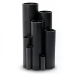 High Density Polyethylene Pipe Pressure 4 Bar PE 80 Size 125 mm Thickness 3.9 mm Black